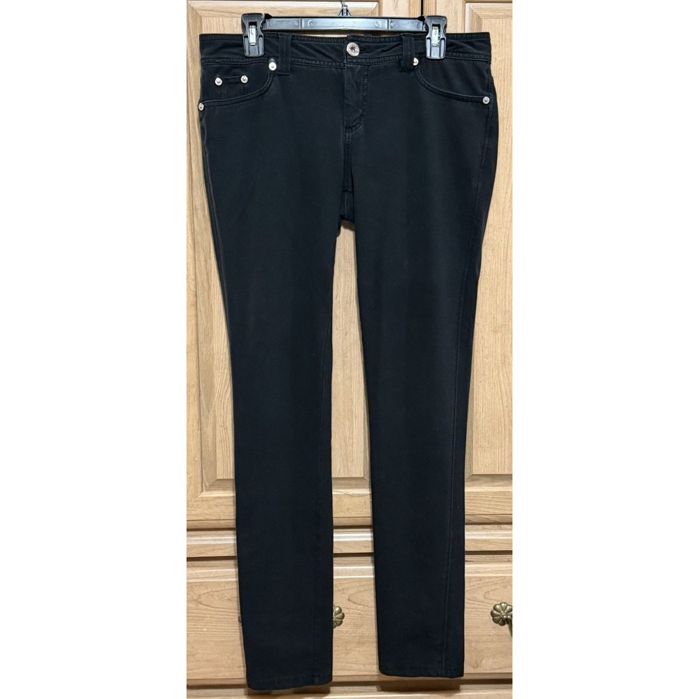 GUESS Black Jean Pants Women's Size 30 Mid Rise Soft Stretch Skinny Pockets